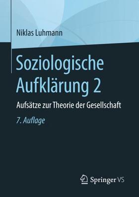 Luhmann |  Soziologische Aufklärung 2 | Buch |  Sack Fachmedien