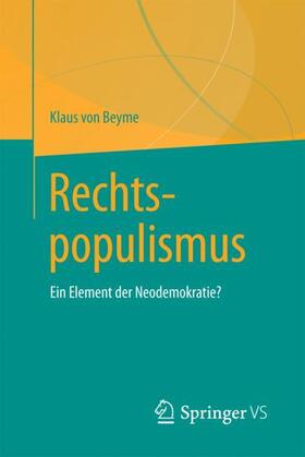 von Beyme |  Rechtspopulismus | Buch |  Sack Fachmedien
