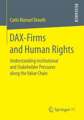 Drauth |  DAX-Firms and Human Rights | Buch |  Sack Fachmedien