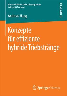 Haag |  Konzepte für effiziente hybride Triebstränge | Buch |  Sack Fachmedien