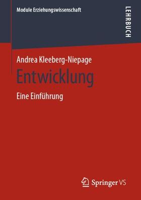 Kleeberg-Niepage |  Entwicklung | Buch |  Sack Fachmedien