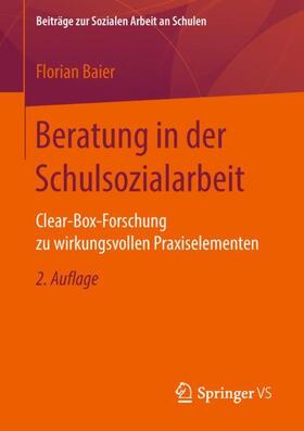 Baier |  Beratung in der Schulsozialarbeit | Buch |  Sack Fachmedien