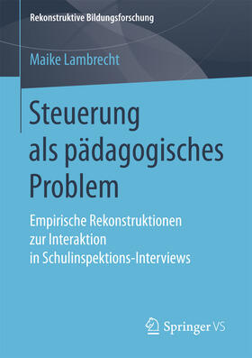 Lambrecht |  Steuerung als pädagogisches Problem | eBook | Sack Fachmedien