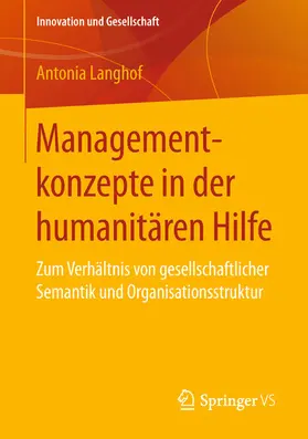 Langhof |  Managementkonzepte in der humanitären Hilfe | eBook | Sack Fachmedien