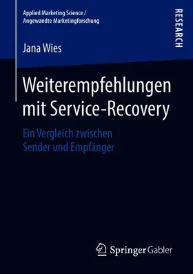 Wies |  Weiterempfehlungen mit Service-Recovery | Buch |  Sack Fachmedien