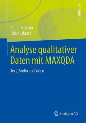 Kuckartz / Rädiker |  Analyse qualitativer Daten mit MAXQDA | Buch |  Sack Fachmedien