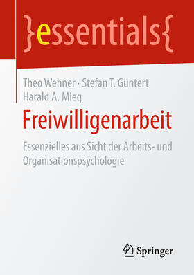 Wehner / Güntert / Mieg |  Freiwilligenarbeit | eBook | Sack Fachmedien