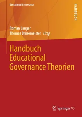 Brüsemeister / Langer |  Handbuch Educational Governance Theorien | Buch |  Sack Fachmedien