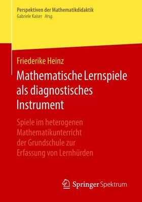 Heinz |  Mathematische Lernspiele als diagnostisches Instrument | Buch |  Sack Fachmedien