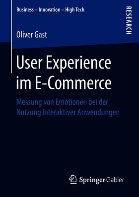 Gast |  User Experience im E-Commerce | Buch |  Sack Fachmedien