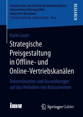 Lauer |  Strategische Preisgestaltung in Offline- und Online-Vertriebskanälen | Buch |  Sack Fachmedien