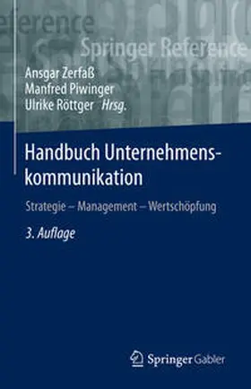 Zerfaß / Piwinger / Röttger |  Handbuch Unternehmenskommunikation | eBook | Sack Fachmedien