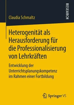 Schmaltz |  Heterogenität als Herausforderung für die Professionalisierung von Lehrkräften | Buch |  Sack Fachmedien