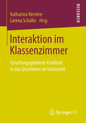 Verrière / Schäfer | Interaktion im Klassenzimmer | E-Book | sack.de