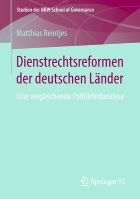 Reintjes |  Dienstrechtsreformen der deutschen Länder | Buch |  Sack Fachmedien