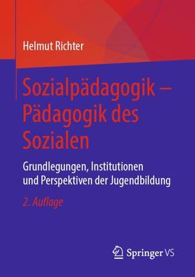 Richter |  Sozialpädagogik ¿ Pädagogik des Sozialen | Buch |  Sack Fachmedien