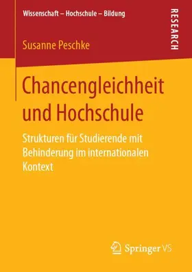 Peschke |  Chancengleichheit und Hochschule | Buch |  Sack Fachmedien