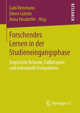 Reinmann / Heudorfer / Lübcke |  Forschendes Lernen in der Studieneingangsphase | Buch |  Sack Fachmedien