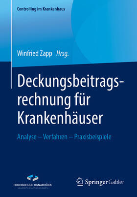 Zapp |  Deckungsbeitragsrechnung für Krankenhäuser | eBook | Sack Fachmedien