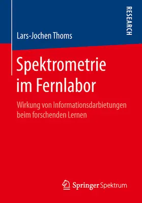 Thoms |  Spektrometrie im Fernlabor | eBook | Sack Fachmedien