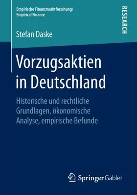 Daske |  Vorzugsaktien in Deutschland | Buch |  Sack Fachmedien