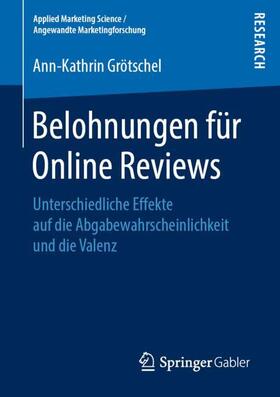 Grötschel |  Belohnungen für Online Reviews | Buch |  Sack Fachmedien