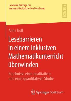 Noll |  Lesebarrieren in einem inklusiven Mathematikunterricht überwinden | Buch |  Sack Fachmedien