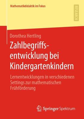 Hertling |  Zahlbegriffsentwicklung bei Kindergartenkindern | Buch |  Sack Fachmedien