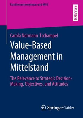 Normann-Tschampel |  Value-Based Management in Mittelstand | Buch |  Sack Fachmedien