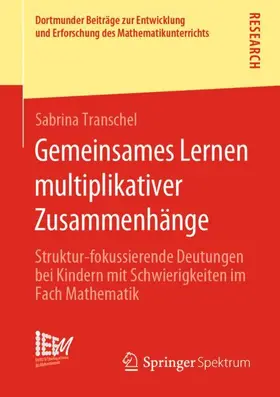 Transchel |  Gemeinsames Lernen multiplikativer Zusammenhänge | Buch |  Sack Fachmedien