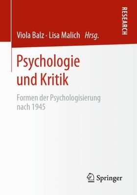Malich / Balz |  Psychologie und Kritik | Buch |  Sack Fachmedien