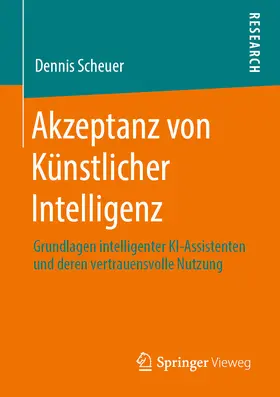 Scheuer |  Akzeptanz von Ku¨nstlicher Intelligenz | eBook | Sack Fachmedien