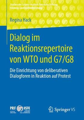 Hack |  Dialog im Reaktionsrepertoire von WTO und G7/G8 | Buch |  Sack Fachmedien