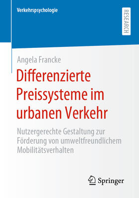 Francke |  Differenzierte Preissysteme im urbanen Verkehr | eBook | Sack Fachmedien