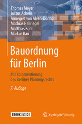 Meyer / Achelis / von Alven-Döring |  Bauordnung für Berlin | eBook | Sack Fachmedien