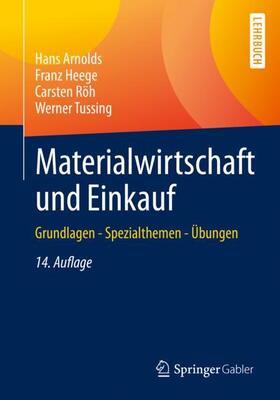 Arnolds / Tussing / Heege |  Materialwirtschaft und Einkauf | Buch |  Sack Fachmedien