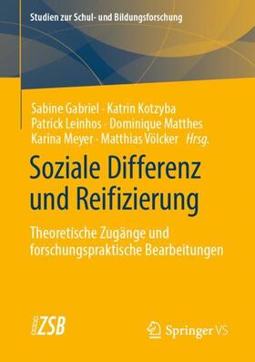 Gabriel / Kotzyba / Leinhos |  Soziale Differenz und Reifizierung | Buch |  Sack Fachmedien