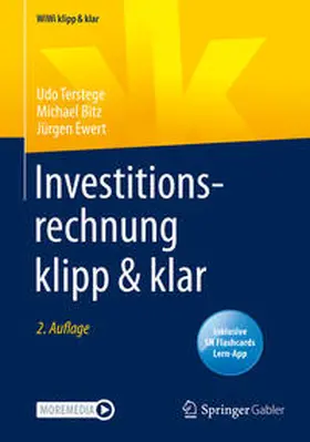 Terstege / Ewert / Bitz |  Investitionsrechnung klipp & klar | Buch |  Sack Fachmedien