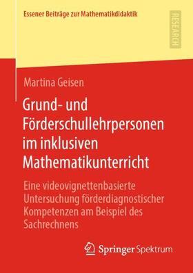 Geisen |  Grund- und Förderschullehrpersonen im inklusiven Mathematikunterricht | Buch |  Sack Fachmedien