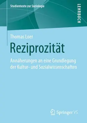 Loer |  Reziprozität | Buch |  Sack Fachmedien