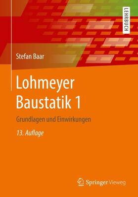 Baar |  Lohmeyer Baustatik 1 | Buch |  Sack Fachmedien