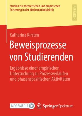 Kirsten |  Beweisprozesse von Studierenden | Buch |  Sack Fachmedien