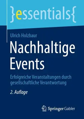 Holzbaur |  Nachhaltige Events | Buch |  Sack Fachmedien