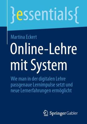 Eckert |  Online-Lehre mit System | Buch |  Sack Fachmedien