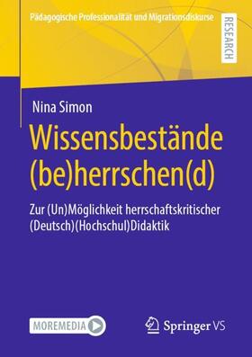 Simon |  Wissensbestände (be)herrschen(d) | Buch |  Sack Fachmedien