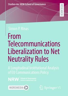 Rinas |  From Telecommunications Liberalization to Net Neutrality Rules | Buch |  Sack Fachmedien