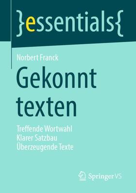 Franck |  Gekonnt texten | Buch |  Sack Fachmedien