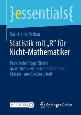 Fittkau |  Statistik mit ¿R¿ für Nicht-Mathematiker | Buch |  Sack Fachmedien