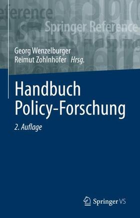 Zohlnhöfer / Wenzelburger |  Handbuch Policy-Forschung | Buch |  Sack Fachmedien