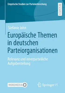 John |  Europäische Themen in deutschen Parteiorganisationen | eBook | Sack Fachmedien